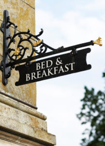 bed breakfast social media