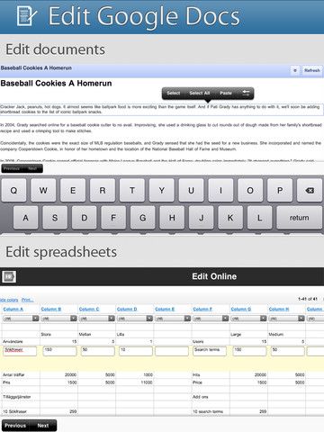 edit google docs