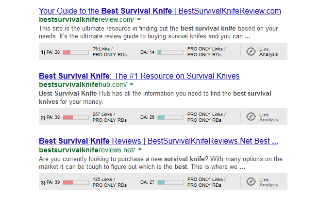 what makes a bad niche site