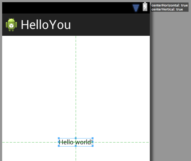 android hello world app