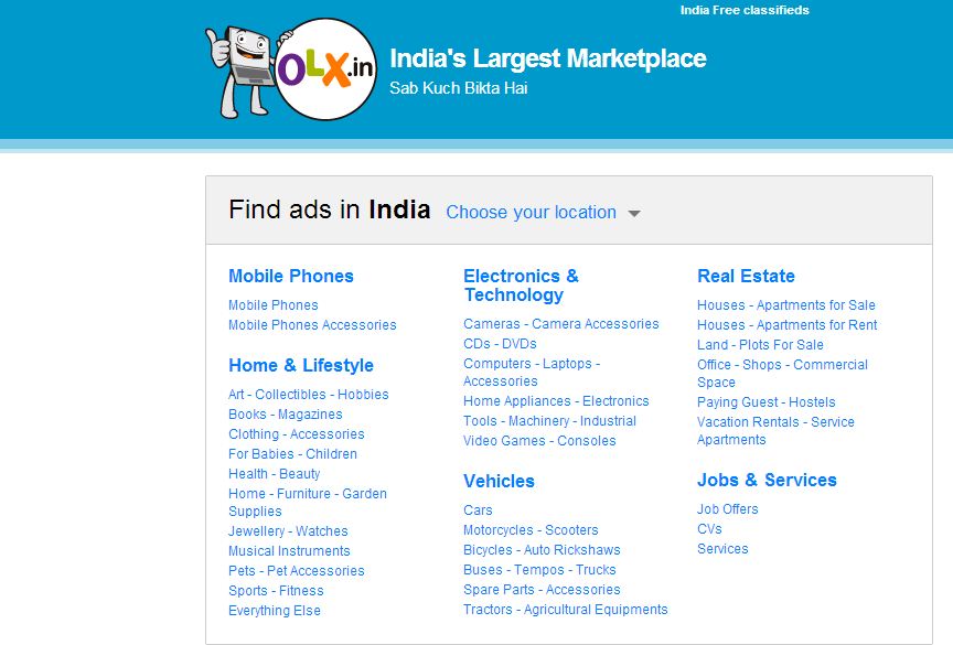 olx buy and sell