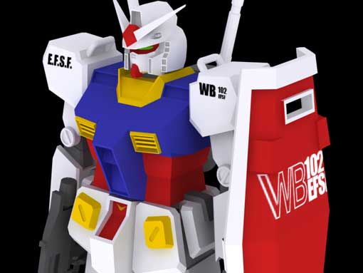 Gundam RX-78-2 Texturing