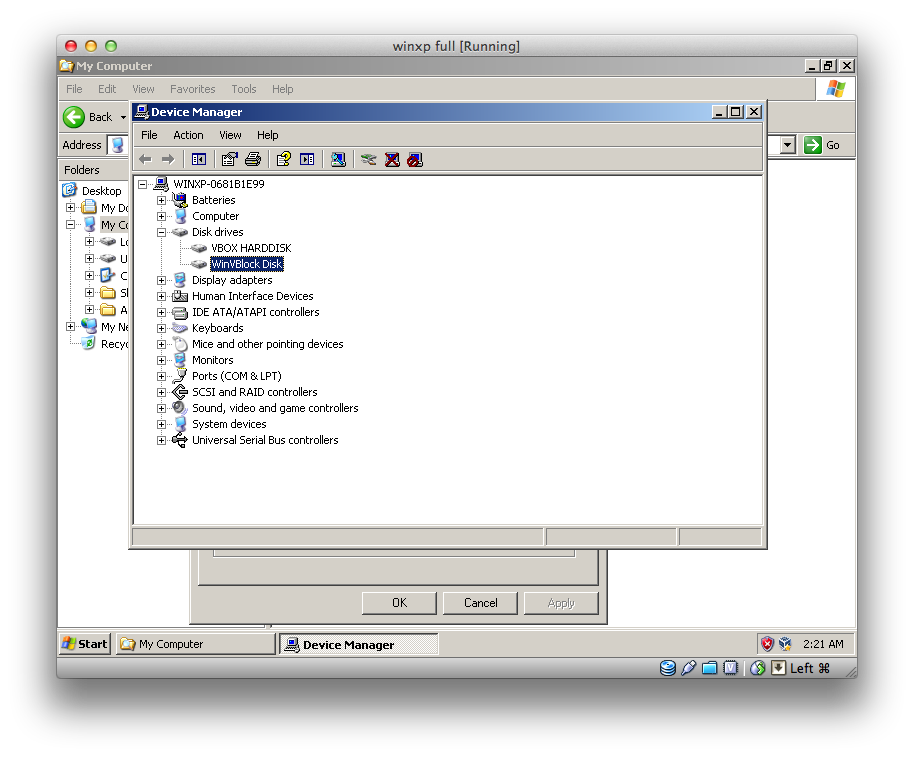 install windows xp on flash drive