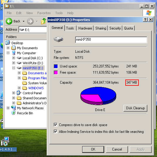 Windows XP Ram Memory